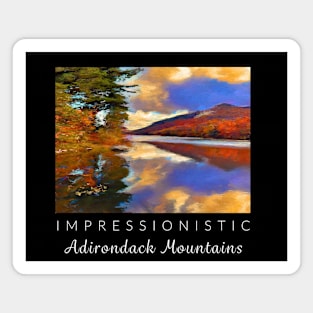 Impressionistic Adirondack Mountains Magnet